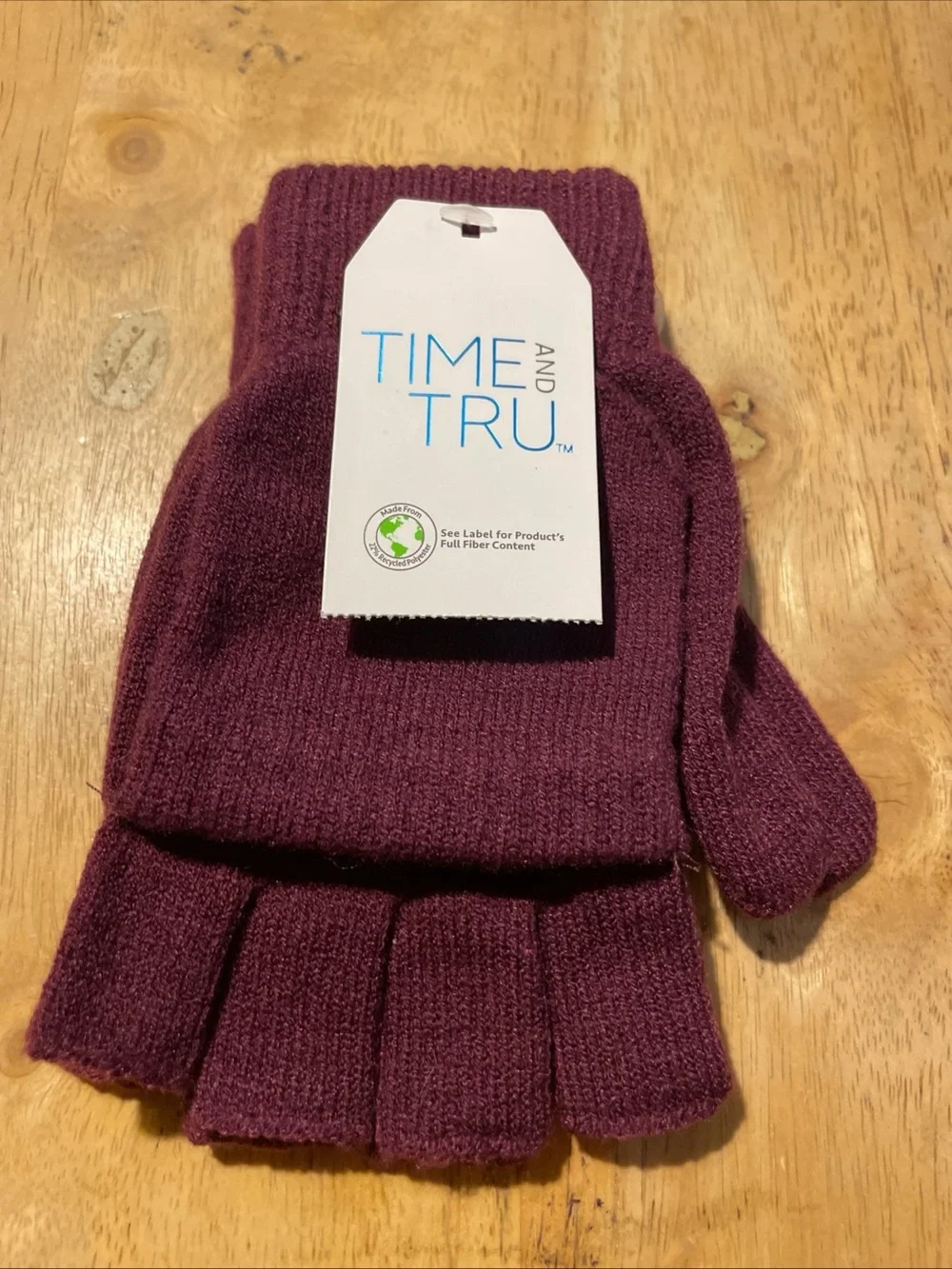 NWT Time and Tru Convertible Fingerless Gloves